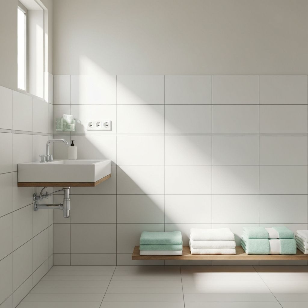 Ambiente de baño sereno