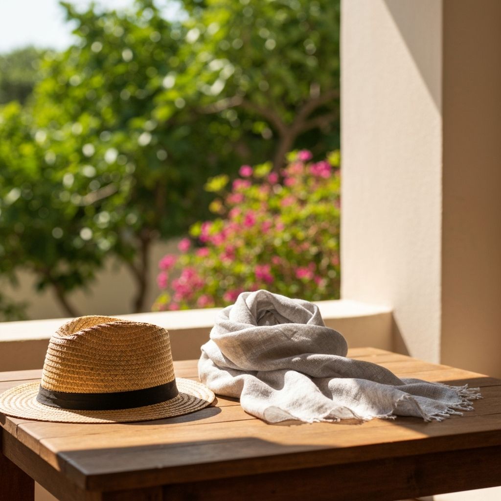 Sombrero y protección